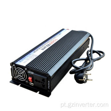 Inversor elétrico 12V/24V 1500 watts com carregador
